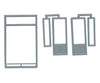 Grandt Line Products 3632 Double Door W/Windows & Transom -- Scale 70 X 90’ 178 229Cm Scratch