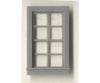 Grandt Line Products 3702 Double-Hung Windows -- 8-Pane - Scale 27 X 48’ 68.6 122Cm Pkg(4)