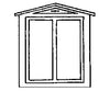 Grandt Line Products 3710 Durango Station Windows -- Two-Pane 36 X 44’ Scratch Building Supplies