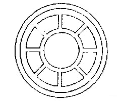 Grandt Line Products 3716 Round Windows For Masonry Buildings -- Four-Pane 42’ Diameter Scratch