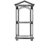 Grandt Line Products 3731 Victorian Two-Pane Window - Scale 30 X 72’ 76.2 183Cm -- With
