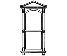 Grandt Line Products 3731 Victorian Two-Pane Window - Scale 30 X 72’ 76.2 183Cm -- With
