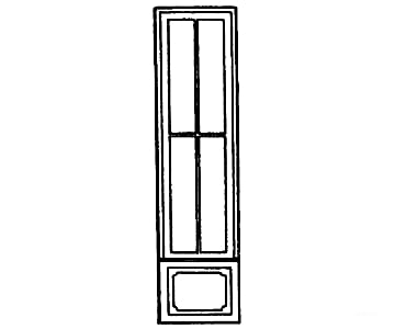 Grandt Line Products 3735 Commercial Storefront Windows -- Single 33’ X 12’ Scratch Building