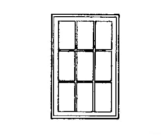 Grandt Line Products 3739 Masonry Windows -- Scale 46 X 72’ 117 183Cm Pkg(2) Scratch Building