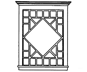 Grandt Line Products 3743 Diamond-Patterened Window & Frame Scratch Building Supplies