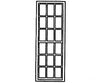 Grandt Line Products 3747 Double-Hung Windows -- 9/9 Light 104 X 37-1/2’ Scratch Building Supplies