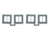 Grandt Line Products 3764 Windows -- 2-Pane Scale 26 X 26’ 66 66Cm Pkg(4) Scratch Building Supplies