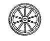 Grandt Line Products 38 Cast Iron Railcar Wheels -- 20 10-Spoke Couplers & Trucks