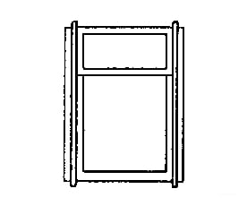 Grandt Line Products 3801 Wide Coach Windows -- Rio Grande Detailing Parts