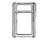 Grandt Line Products 3803 Narrow Gauge Windows F/Coach -- Denver & Rio Grande Western Pkg(10)