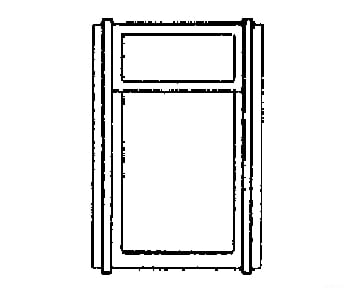 Grandt Line Products 3803 Narrow Gauge Windows F/Coach -- Denver & Rio Grande Western Pkg(10)