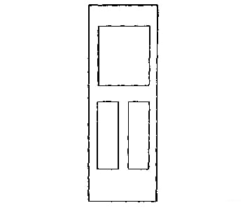 Grandt Line Products 3804 Vsetibule Doors -- Rio Grande Detailing Parts