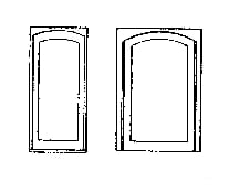 Grandt Line Products 3812 Combine Window Set -- Sandy River & Rangeley Lakes Detailing Parts
