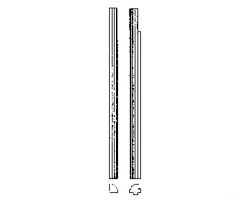 Grandt Line Products 3817 Corner Moldings -- Passenger Cars Detailing Parts