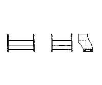 Grandt Line Products 3818 Passenger Car Steps -- 21’ Detailing Parts