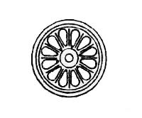 Grandt Line Products 39 20 Pressed Steel Railcar Wheels -- Sheffield Couplers & Trucks