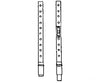 Grandt Line Products 4 High-Side Gondola Stakes -- Rio Grande Detaling Parts