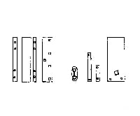 Grandt Line Products 71 Short Reefer End Details -- Rio Grande Detaling Parts