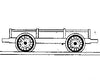 Grandt Line Products 3012 Fairmont 36 Gauge Pushcar Kit -- Rio Grande Freight Cars