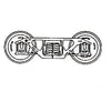 Grandt Line Products 3074 Andrews Trucks -- 56 Wb Black Delrin Couplers &