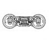 Grandt Line Products 3078 4-8 Wb Trucks -- Rio Grande Cast Steel For Frameless Tank Cars - Black