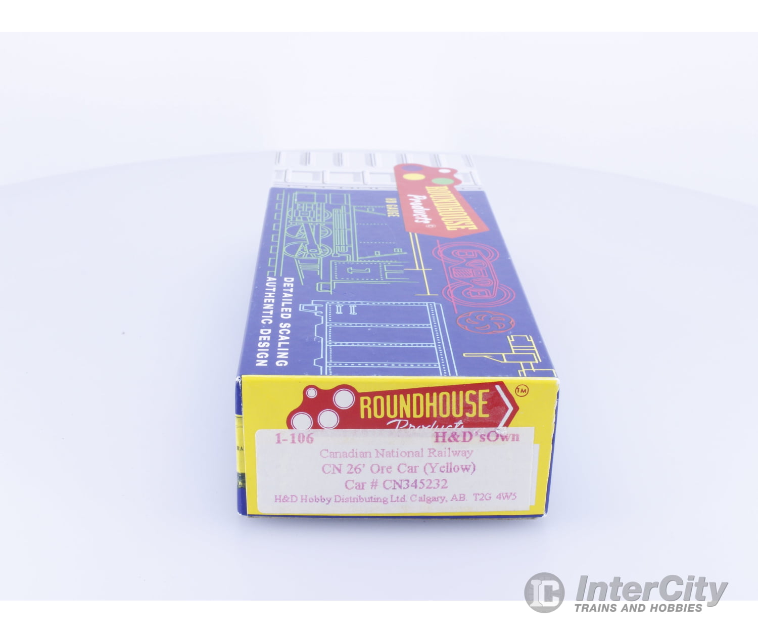 H&D 1-106 HO 26’ Ore Car Canadian National (CN) 345232 Freight Cars