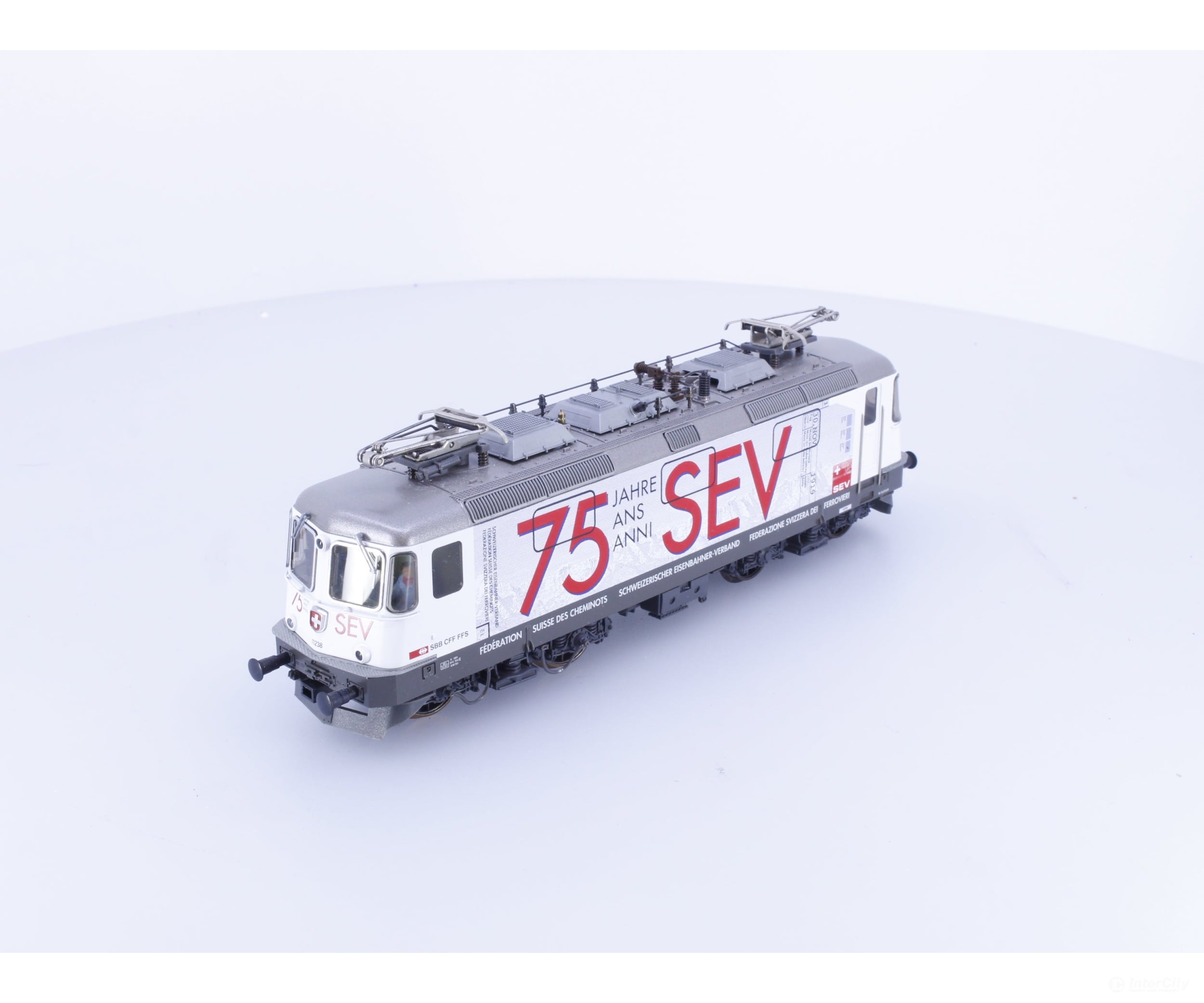 HAG 089 HO SBB-CFF-FFS Re 4/4 Electric Locomotive SEV 75th Anniversary 11238 DCC - European Locomotives
