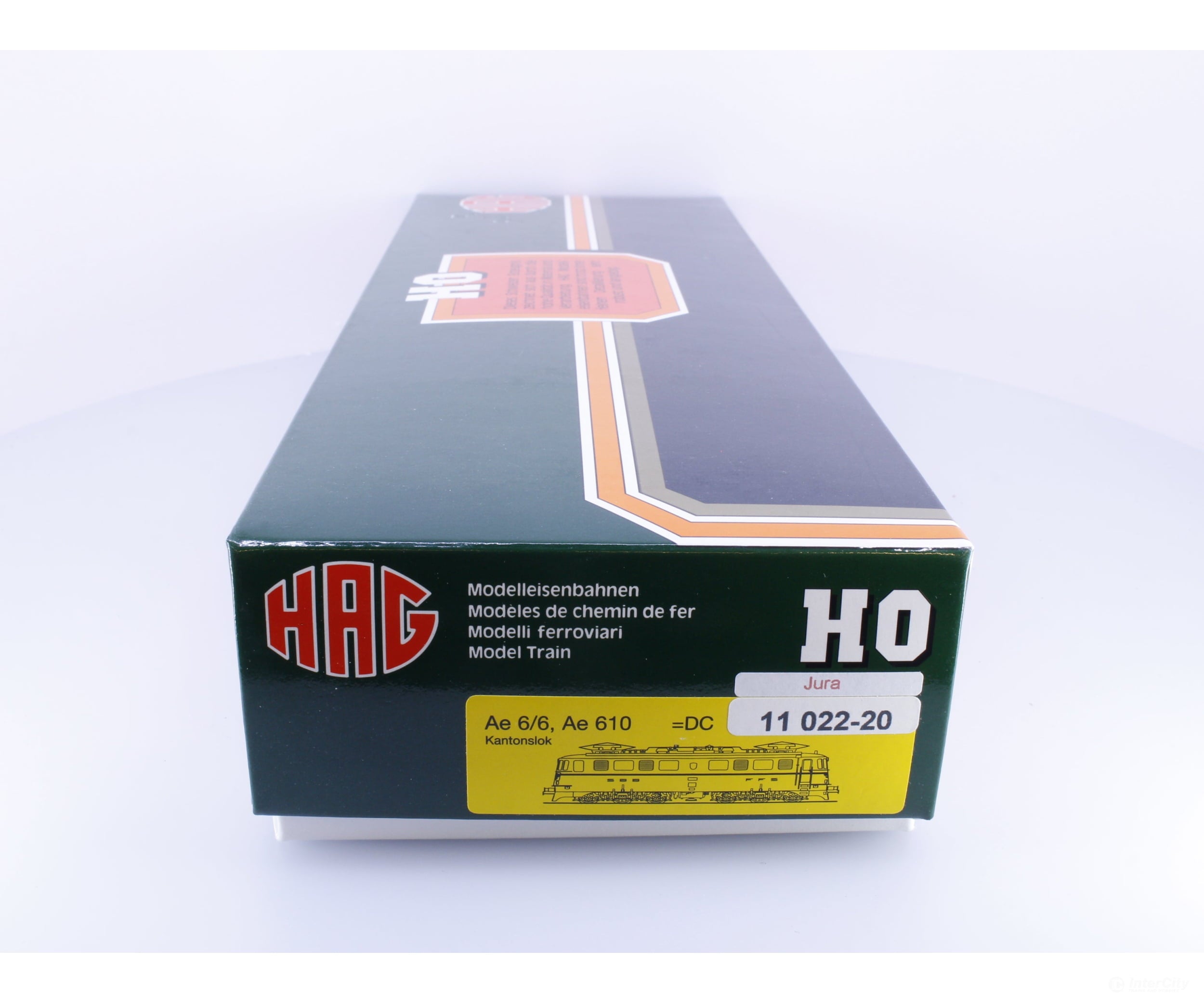HAG 11022-20 HO SBB-CFF-FFS Ae 6/6 Ae 610 Electric Locomotive Jura 11483 DCC - European Locomotives