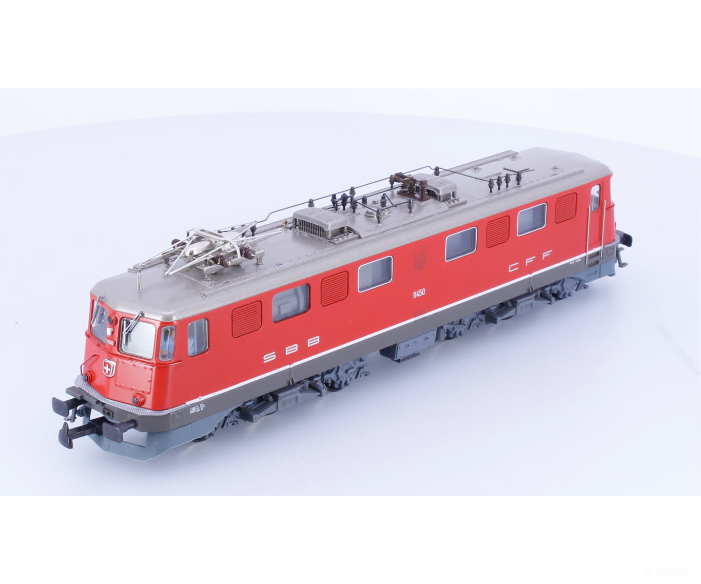 HAG 11078-31 HO SBB-CFF-FFS Ae 6/6 Electric Locomotive Ville de Geneve Single Pantograph Without Coat of Arms 11450 DCC