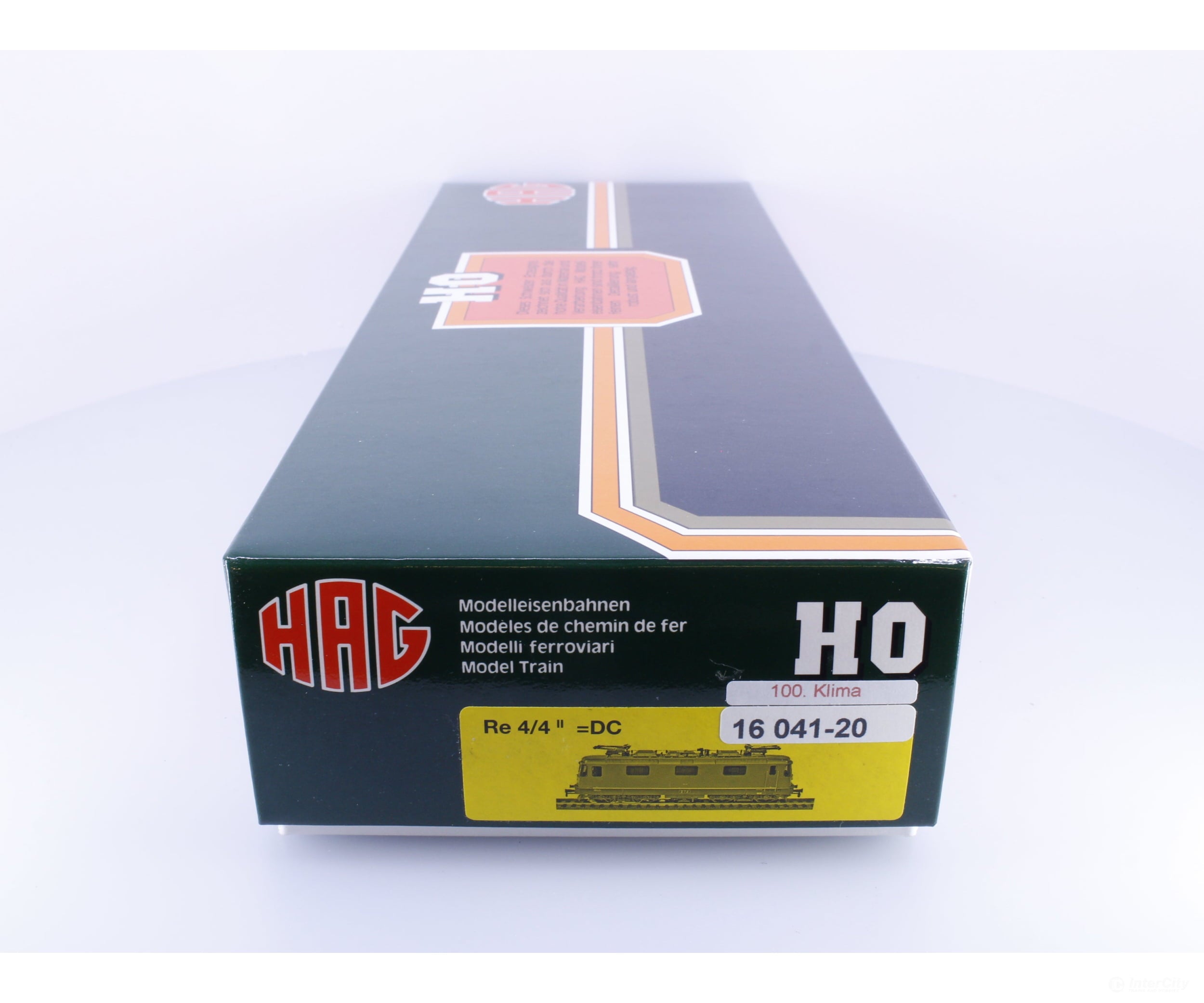 HAG 16041-20 HO SBB-CFF-FFS Re 4/4 Electric Locomotive 100 Klima 11272 DCC - European Locomotives