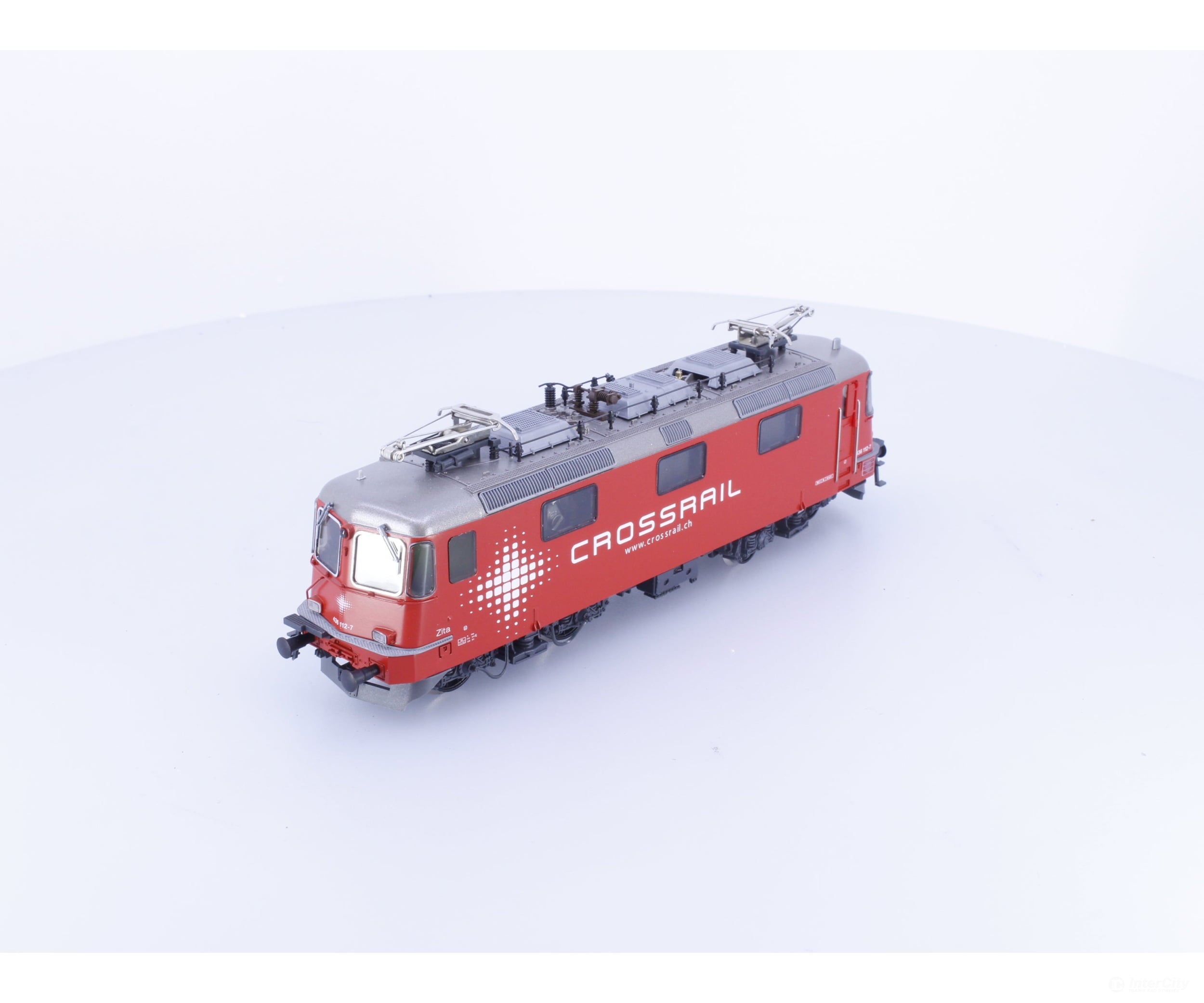 HAG 16225-20 HO Private Re 4/4 Electric Locomotive Crossrail ZITA 112-7 DCC - European Locomotives