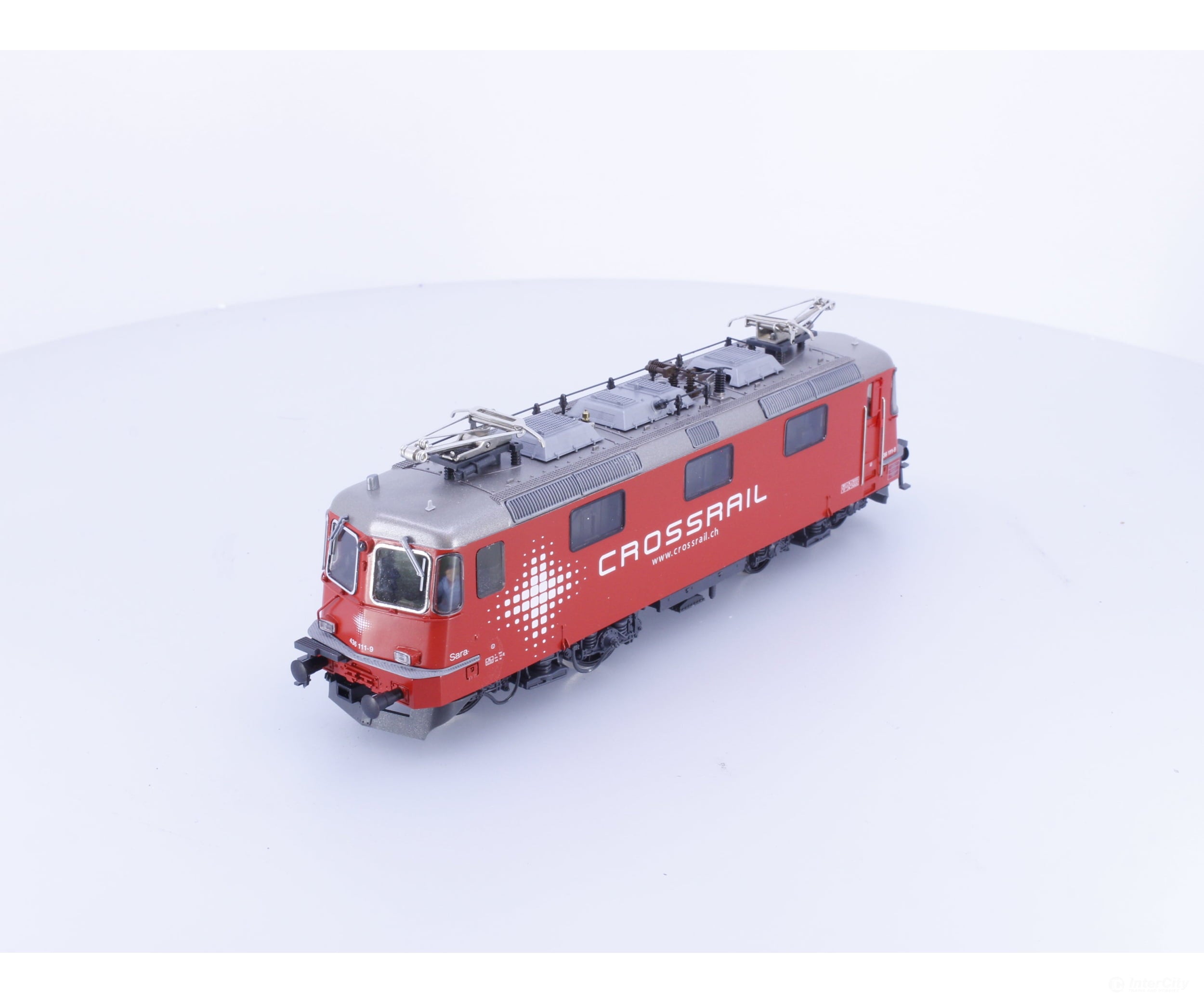 HAG 16226-20 HO Private Re 4/4 Electric Locomotive Crossrail SARA 111-9 DCC - European Locomotives