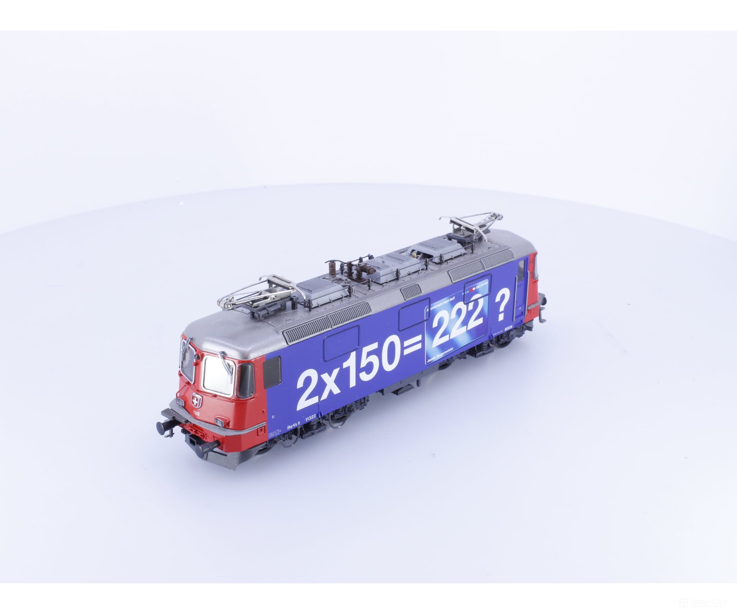 HAG 166 HO SBB-CFF-FFS Re 4/4 Electric Locomotive Rot Abo 97 11322 Analog DC - European Locomotives