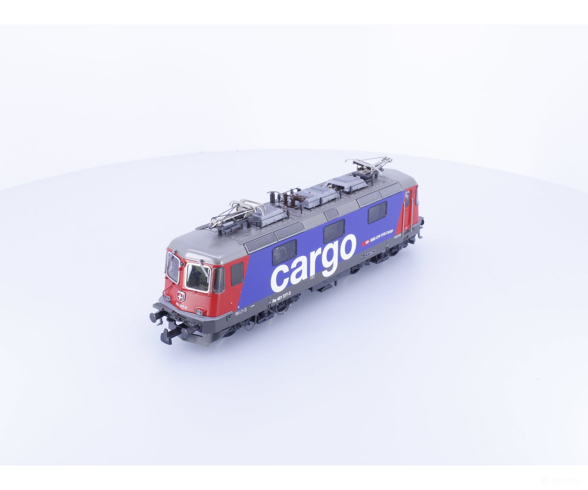 HAG 166 HO SBB-CFF-FFS Re 4/4 II Rot E-Lok Cargo 377-3 DCC - European Locomotives