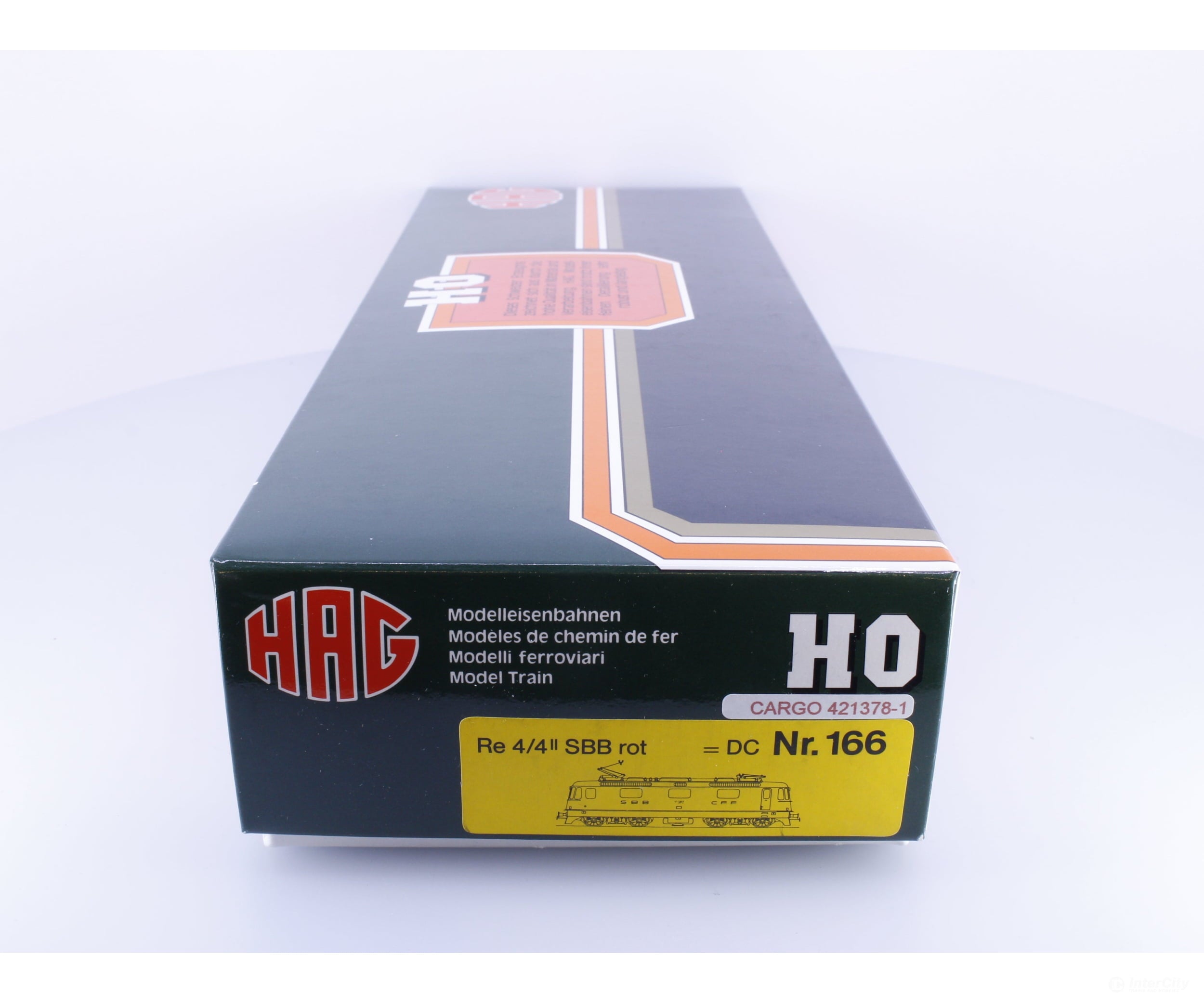 HAG 166 HO SBB-CFF-FFS Re 4/4 II Rot E-Lok Cargo 378-1 DCC - European Locomotives