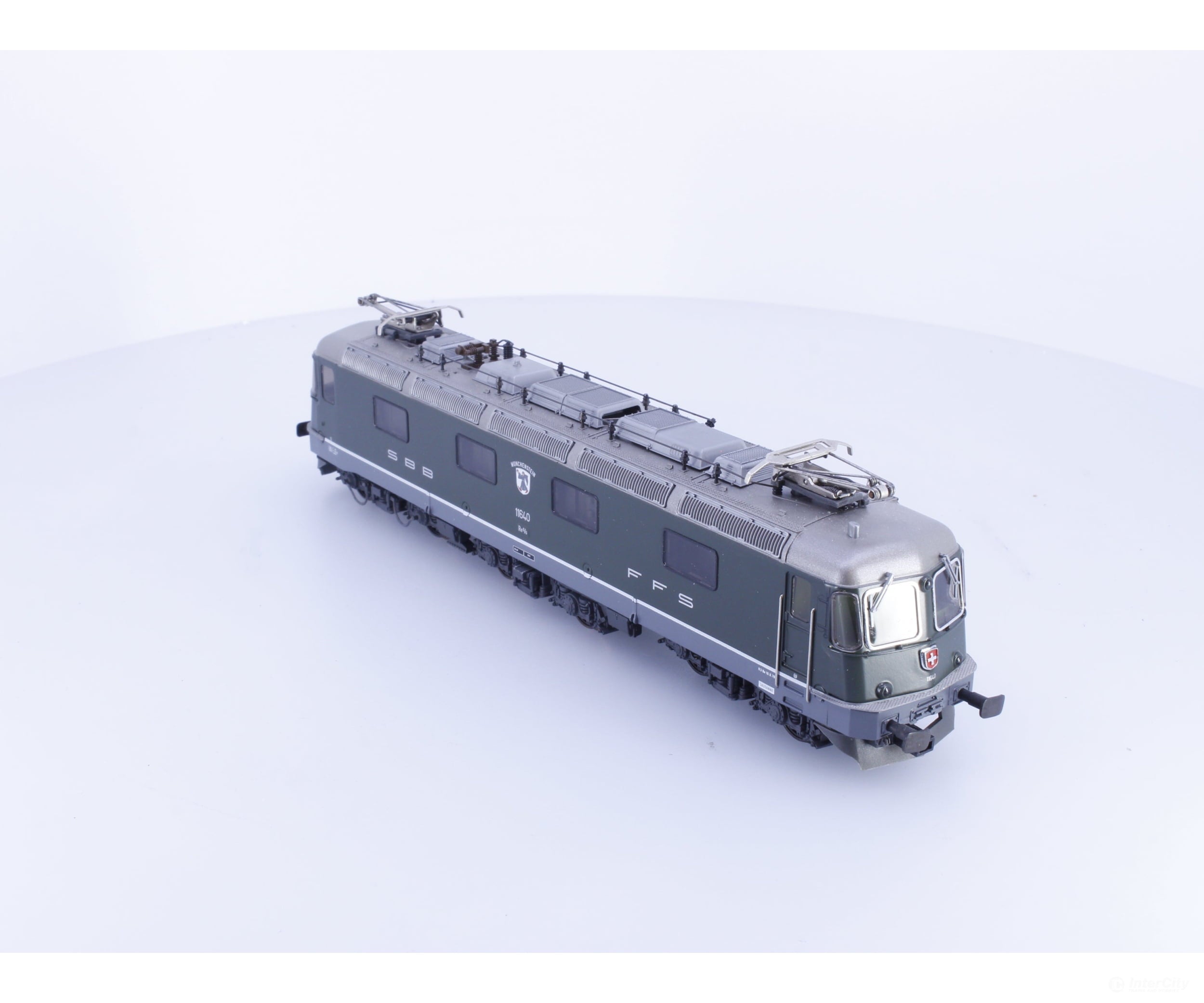 HAG 206 HO SBB-CFF-FFS Re 6/6 Electric Locomotive Grun Munchenstein 11640 DCC - European Locomotives