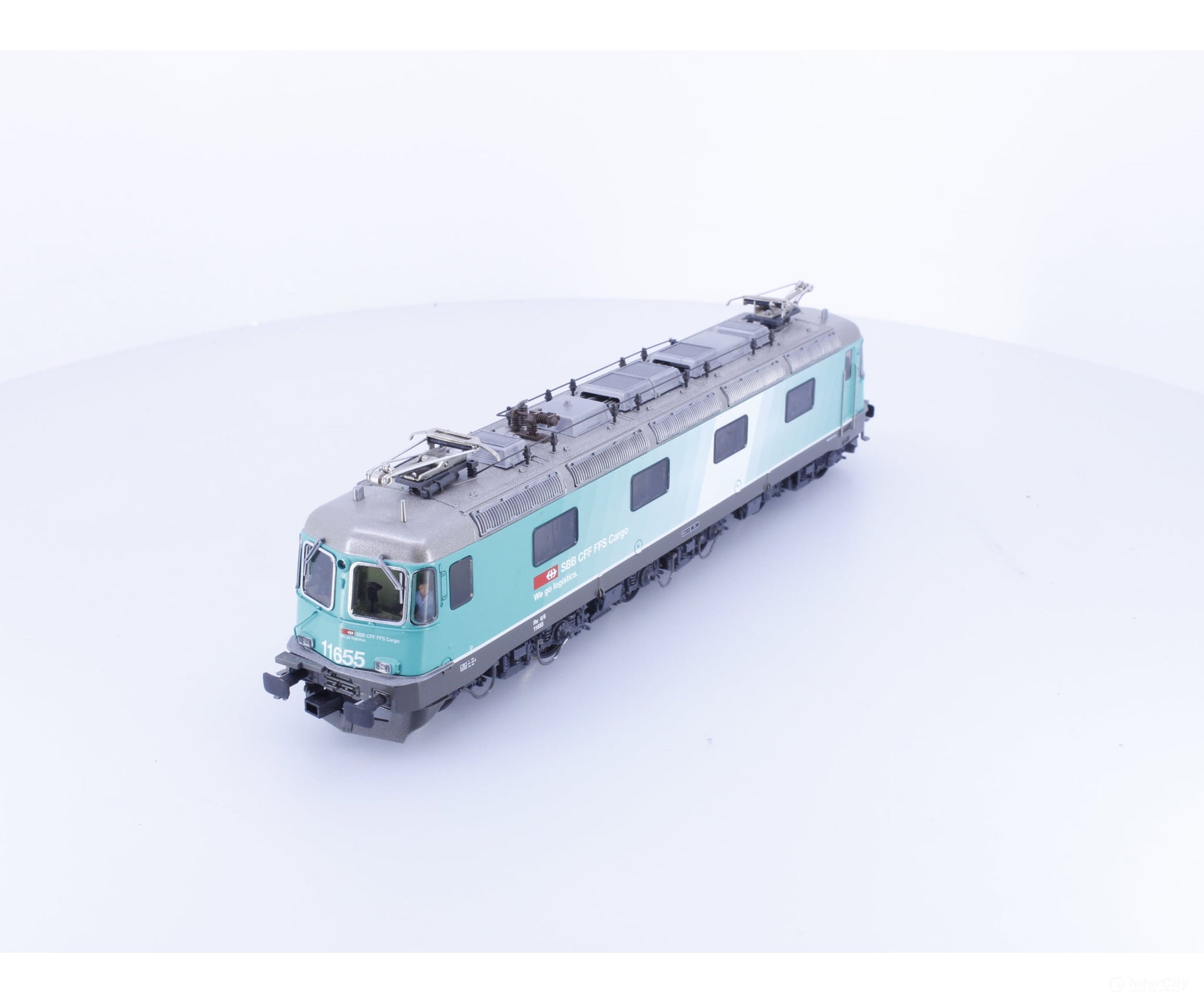 HAG 245 HO SBB-CFF-FFS Re 6/6 Electric Locomotive Grun Cargo We Go Logistics 11655 DCC - European Locomotives