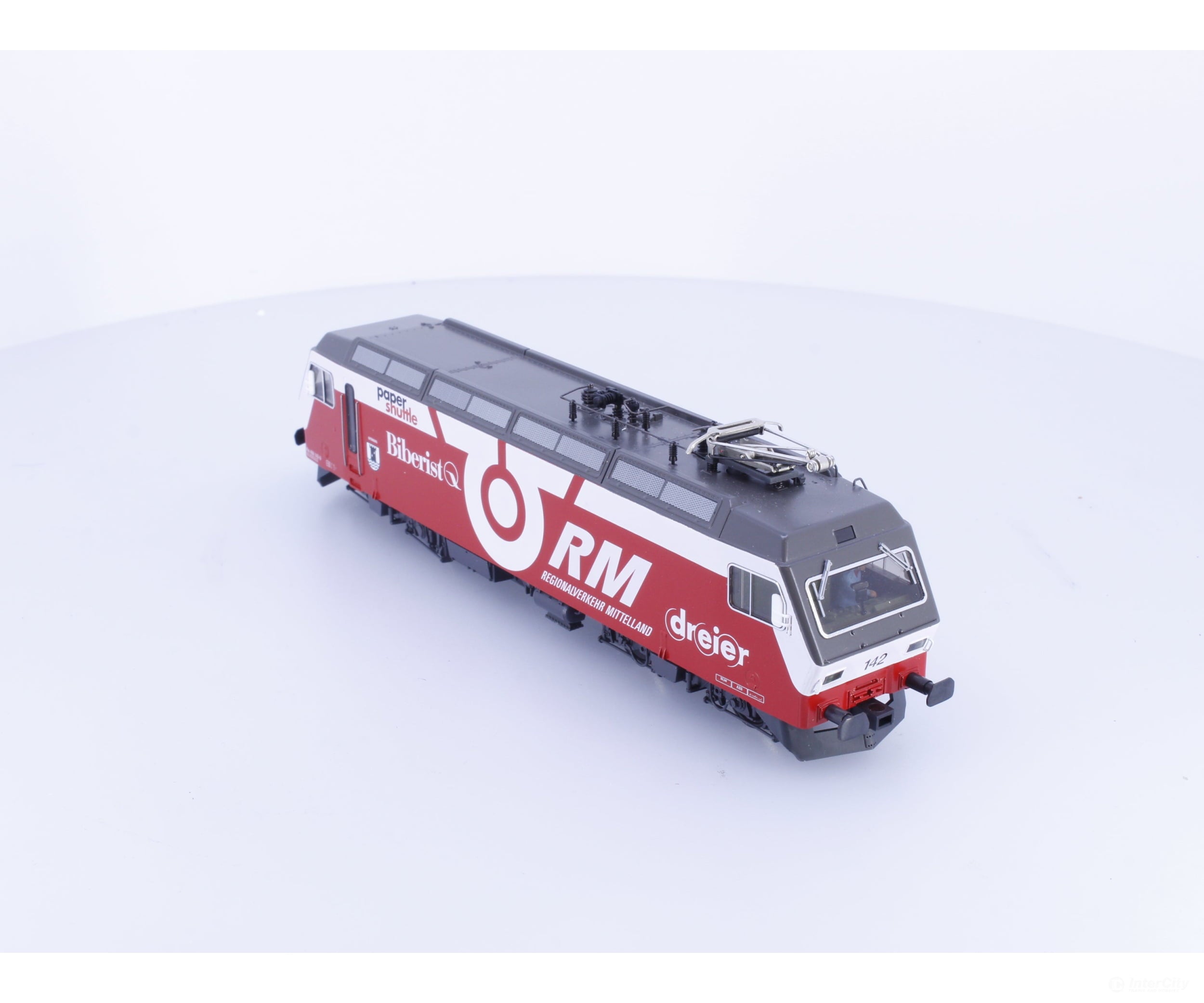 HAG 26031-20 HO SBB-CFF-FFS Re 456 Electric Locomotive Gutenburg RM Paper Shuttle Biberist Dreier 142-9 DCC - European