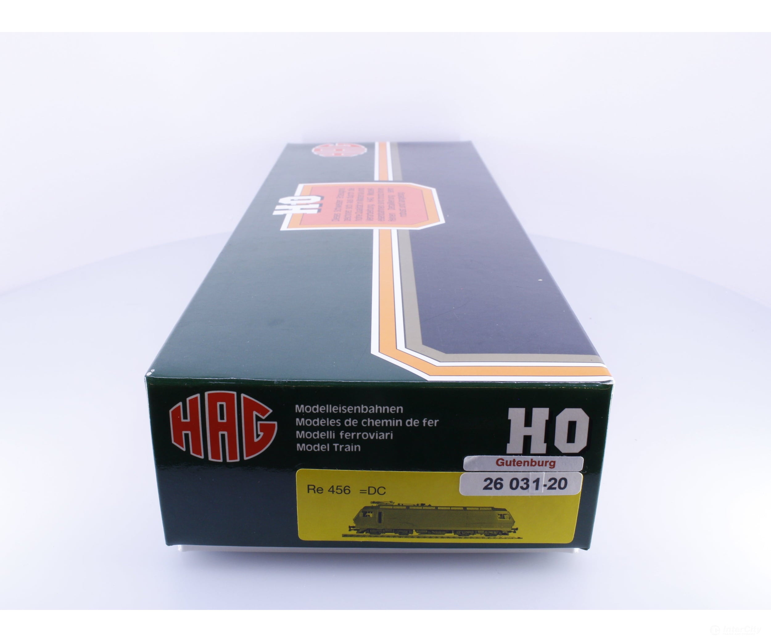HAG 26031-20 HO SBB-CFF-FFS Re 456 Electric Locomotive Gutenburg RM Paper Shuttle Biberist Dreier 142-9 DCC - European