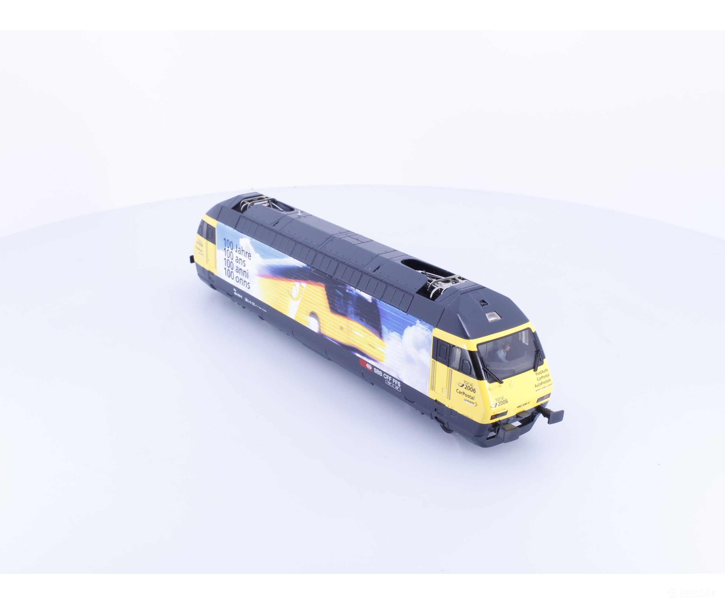 HAG 281 HO SBB-CFF-FFS Re 4/4 Type 460 E-Lok 100 Year Anniversary Die Post 006-0 DCC - European Locomotives
