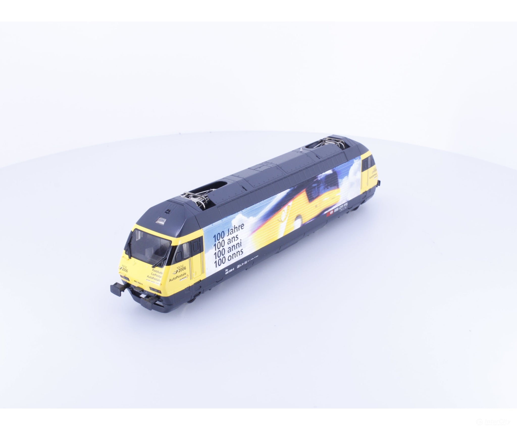 HAG 281 HO SBB-CFF-FFS Re 4/4 Type 460 E-Lok 100 Year Anniversary Die Post 006-0 DCC - European Locomotives