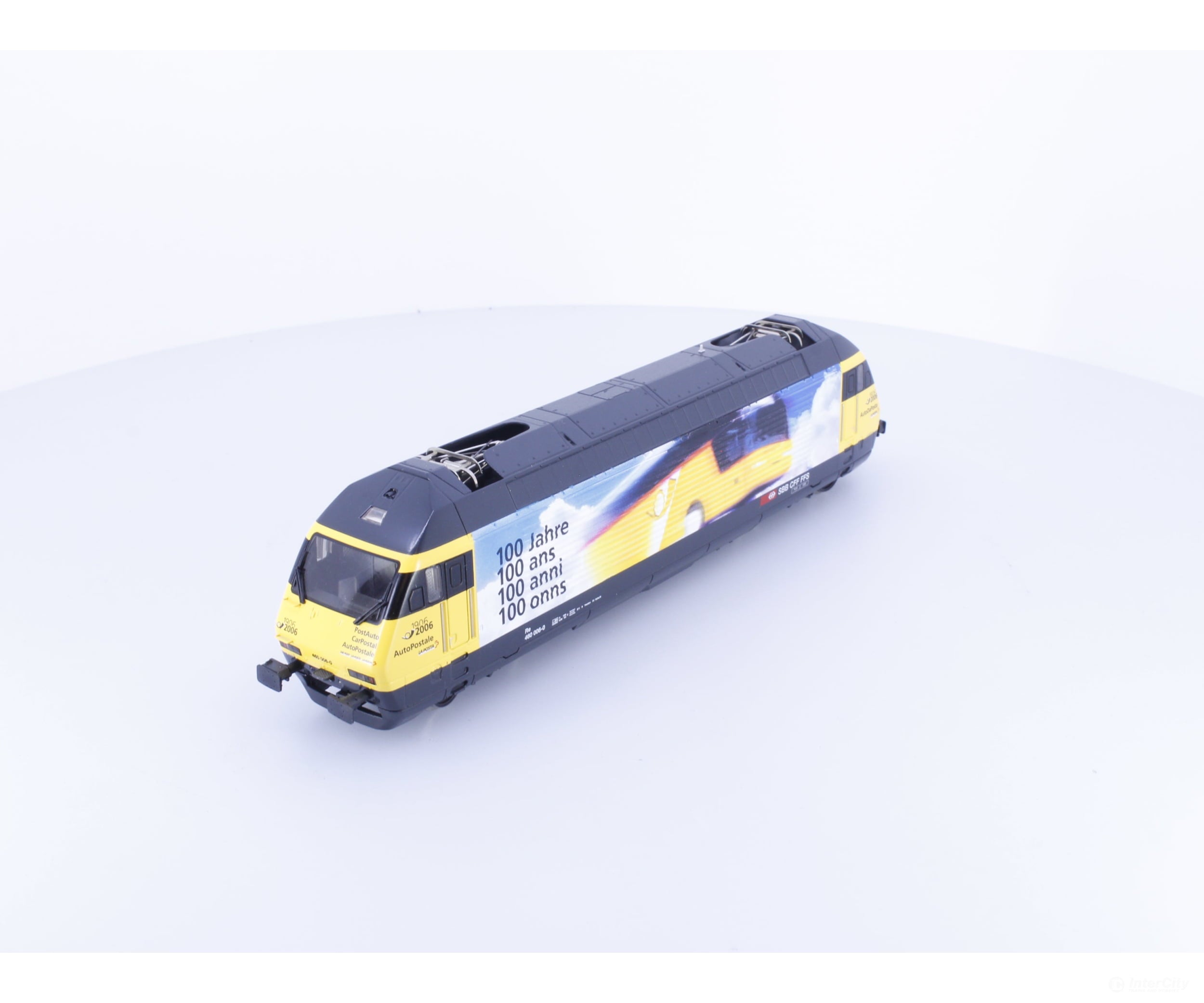 HAG 281 HO SBB-CFF-FFS Re 4/4 Type 460 E-Lok 100 Year Anniversary Die Post 006-0 DCC - European Locomotives