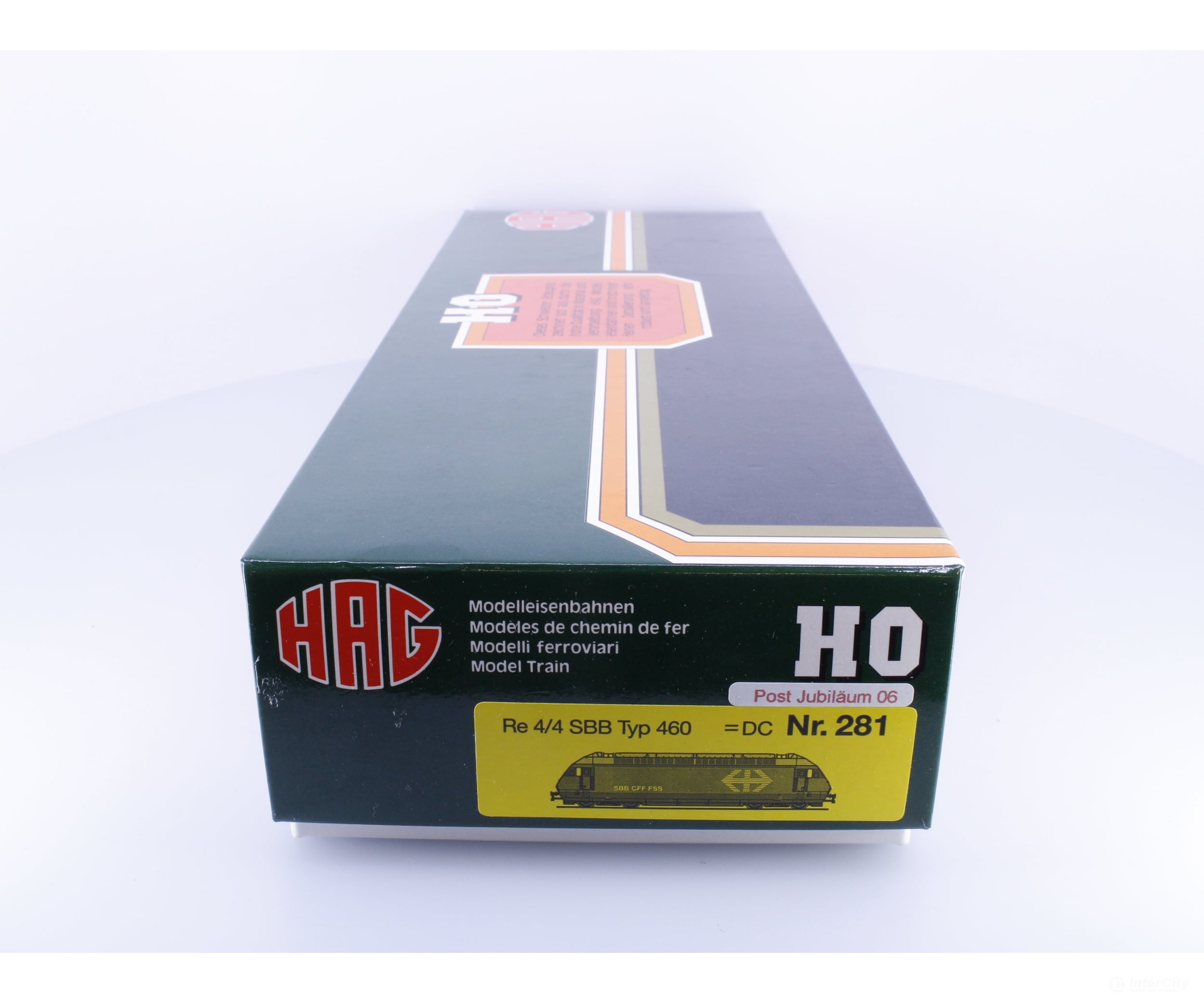 HAG 281 HO SBB-CFF-FFS Re 4/4 Type 460 E-Lok 100 Year Anniversary Die Post 006-0 DCC - European Locomotives