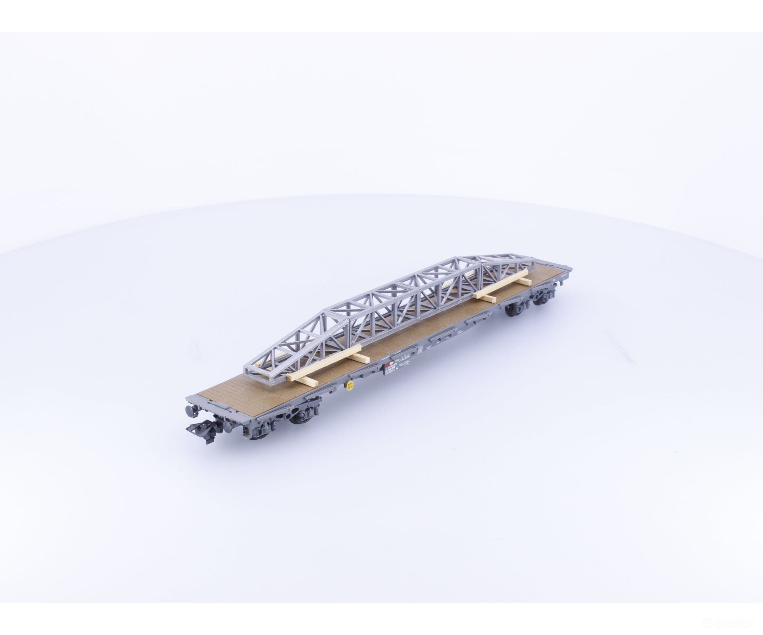 HAG 337 HO SBB-CFF-FFS Flat Car with Lattice Girder Load 257-8 - European Freight Cars