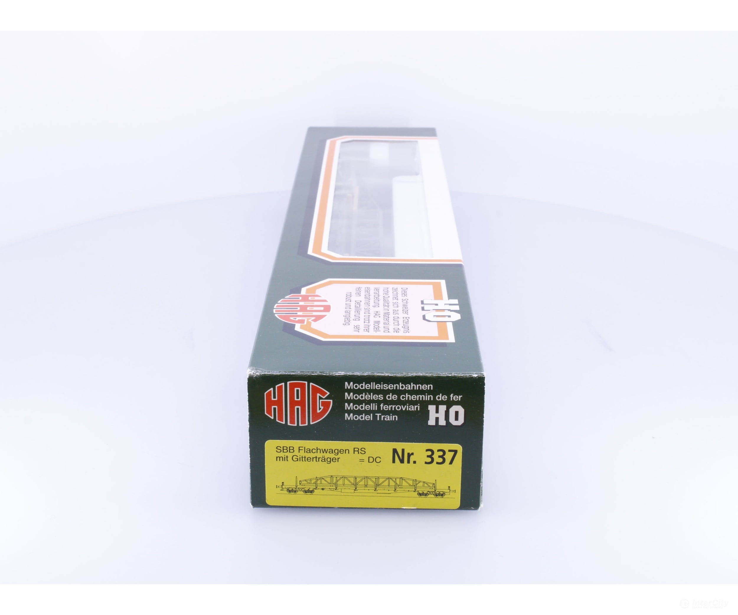 HAG 337 HO SBB-CFF-FFS Flat Car with Lattice Girder Load 257-8 - European Freight Cars