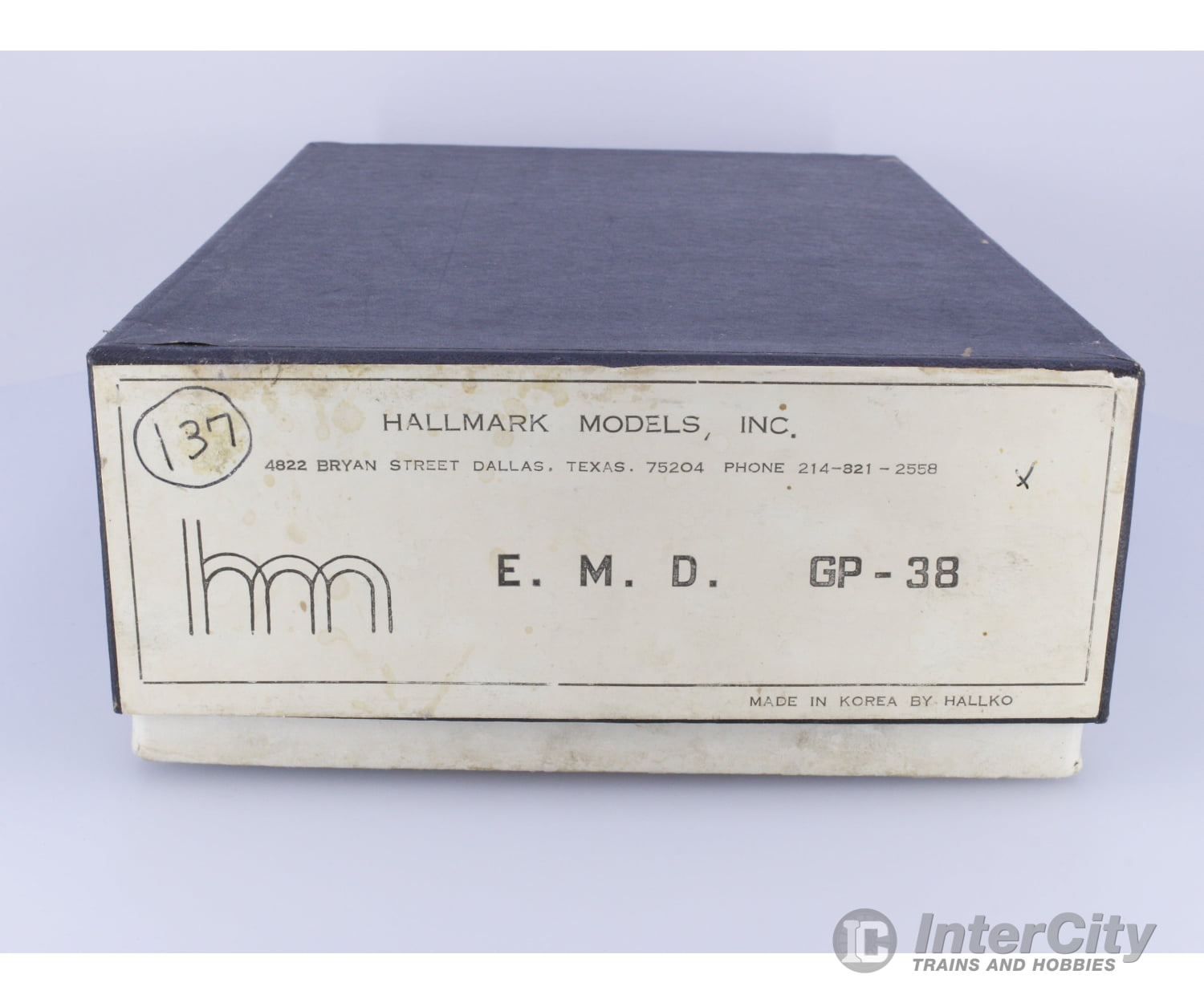 Hallmark Models 137 HO Brass EMD GP-38 Analog DC Locomotives