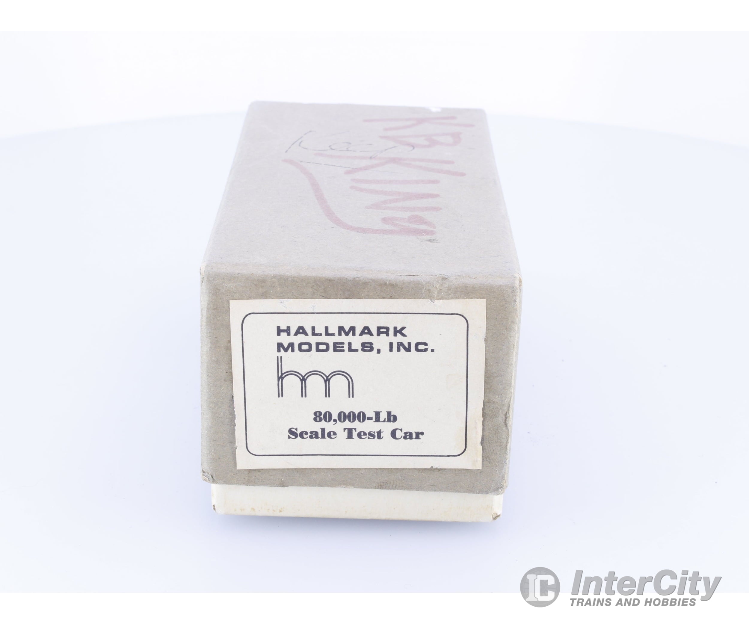 Hallmark Models 80KSTC HO Brass 80,000-Lb Scale Test Car Freight Cars