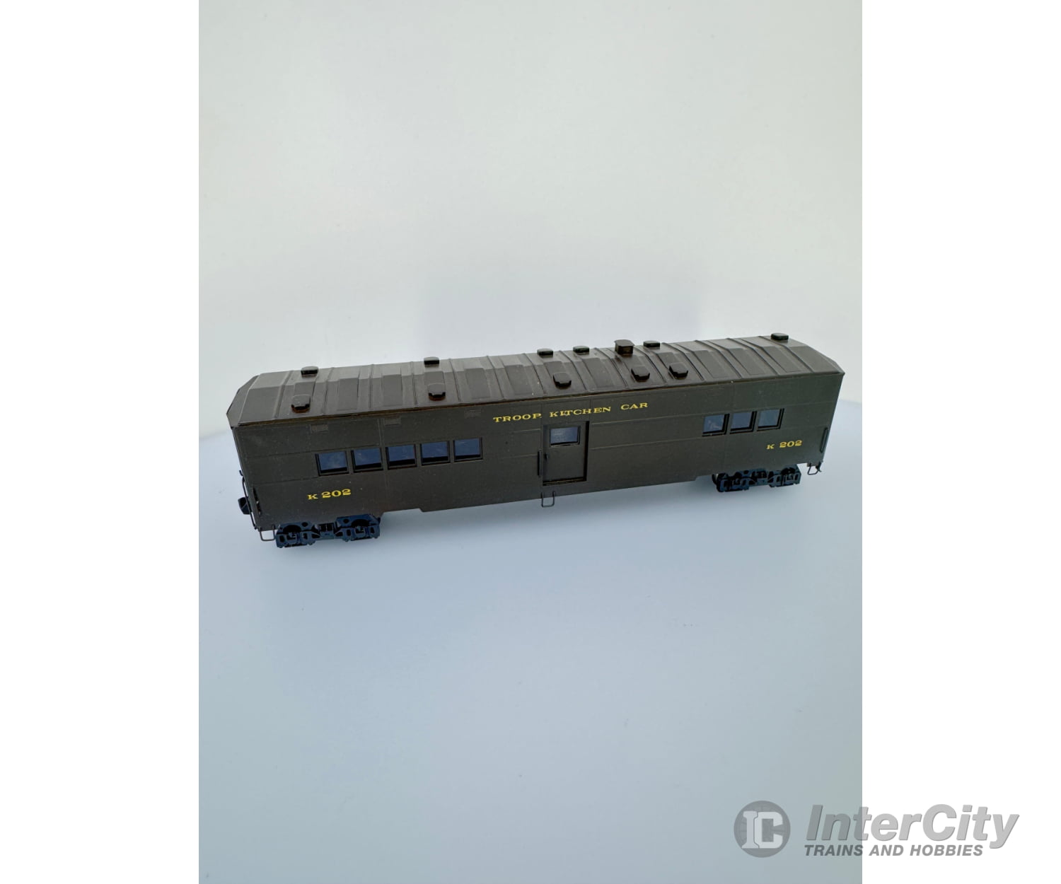 Hallmark Models Inc. Troop Kitchen HO Troop Kitchen Car Brass Pullman Leasing company (TLDX) K202 Passenger Cars