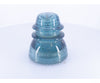 Hemingray 42 Aqua Blue Glass Insulator #2 Chipped - Collectibles