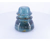 Hemingray 42 Aqua Blue Glass Insulator #3 Chipped - Collectibles
